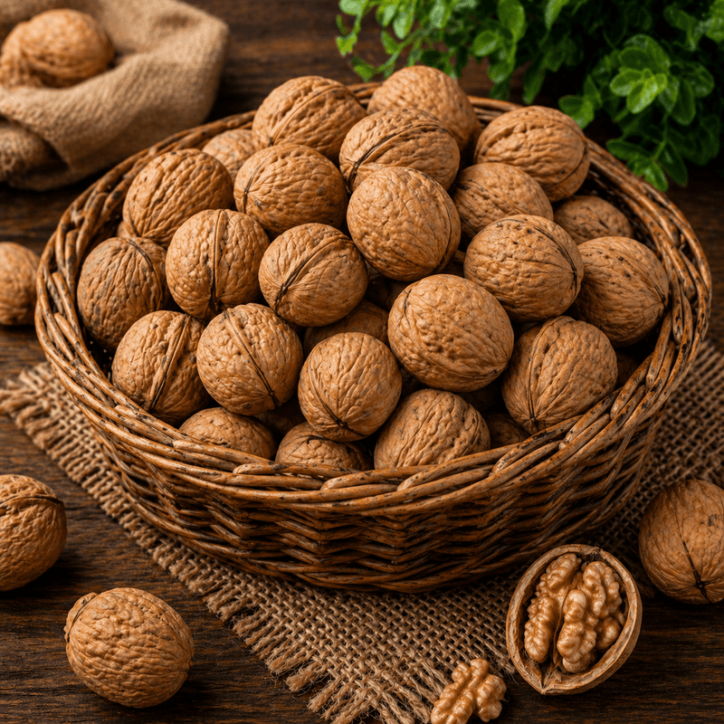 Walnuts with Shells (250g) | Rich in Omega-3 & Antioxidants | Healthy Snacking & Baking