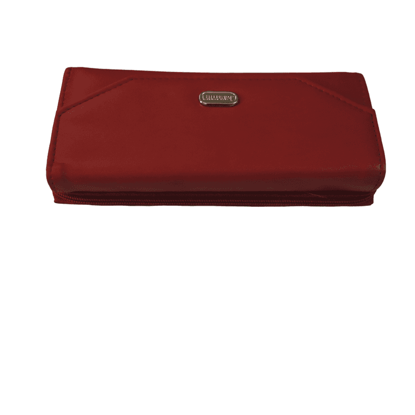 SEO optimized title for your product:Red Leather Wallet for Women - Stylish and Functional view 2