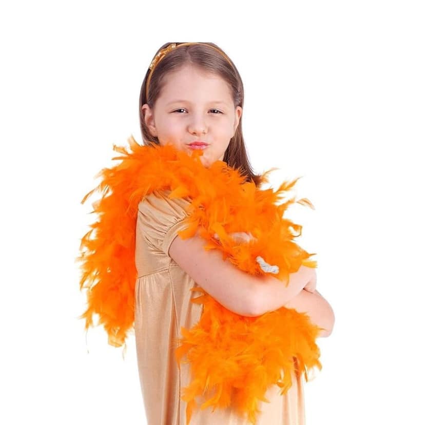 Feather Boa Orange view 7