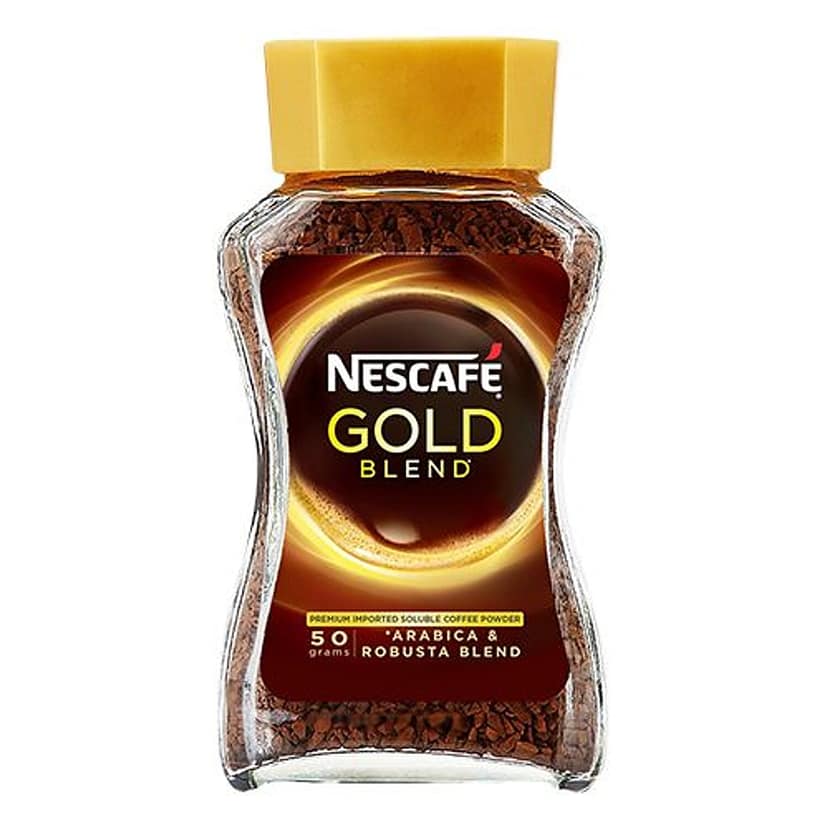 Nescafe Gold Blend - Premium Imported Coffee Powder, 50 G Glass Jar view 2