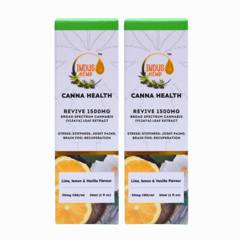 INDUS HEMP CANNA HEALTH CBD REVIVE 1500MG | COMBO PACK OF 2