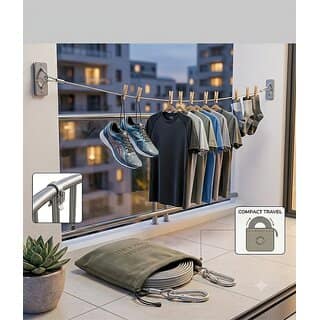 Strong Stainless Steel Utility Cable for Hanging, Securing and Organising, 3 mm x 5 m, Pair view 10