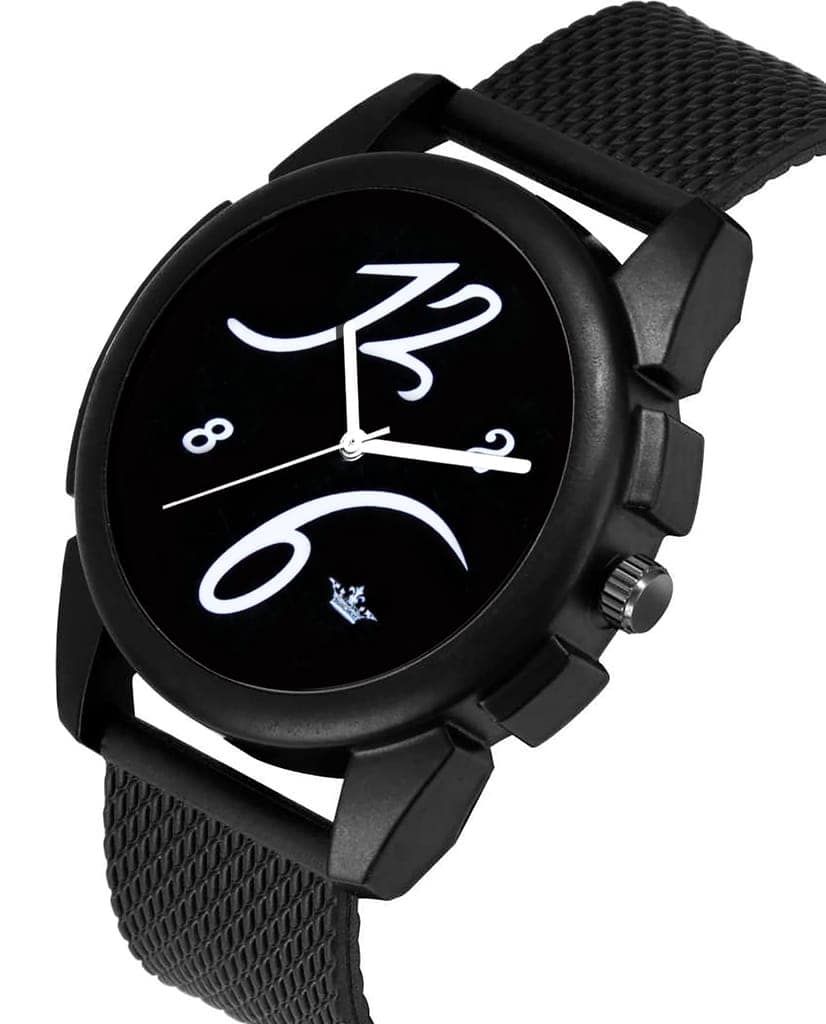 Black Professional Look Analog Watch for Men LR61 view 3
