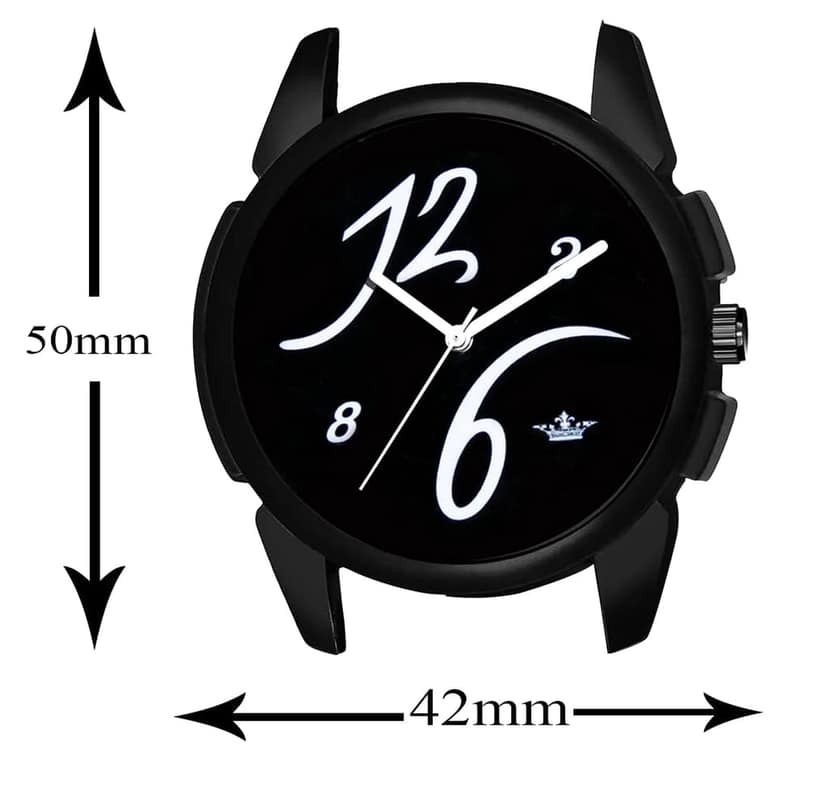 Black Professional Look Analog Watch for Men LR61 view 4