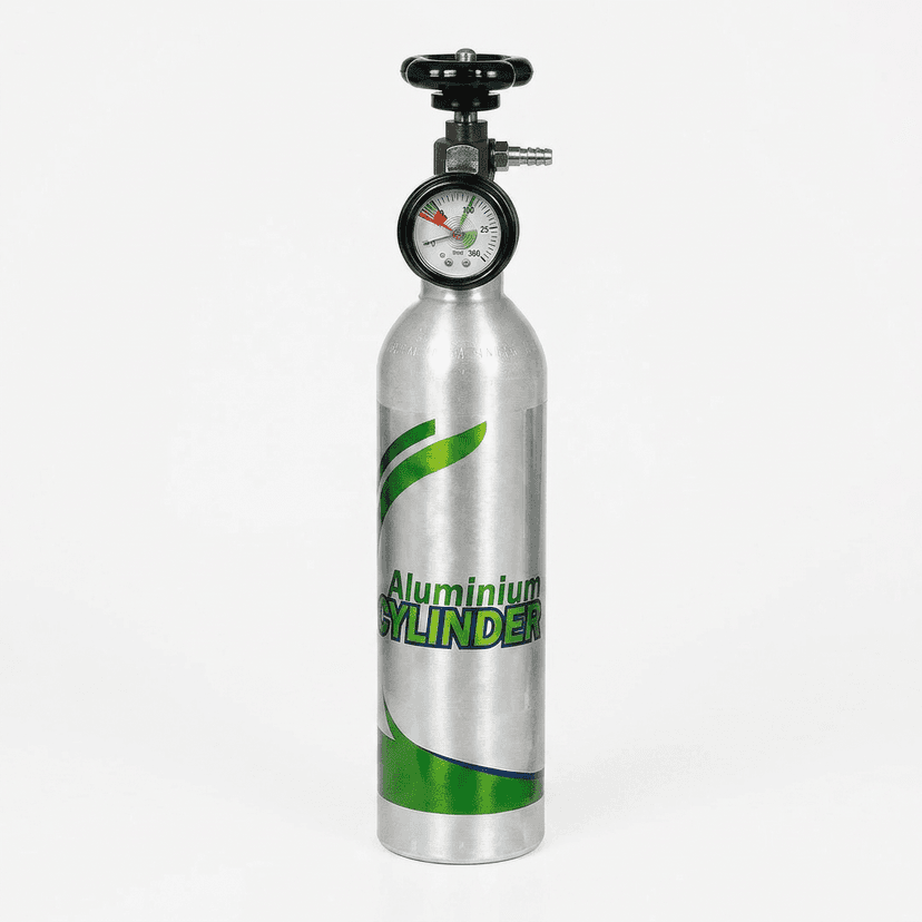 500 ML Portable Oxygen Cylinder with Regulator view 2