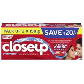Close Up Toothpaste Ever Fresh Red Hot Gel Red Hot Gel 2 x 150g