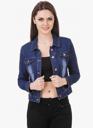 Kanzul -FASHION PASSION Dark Blue Denim Jacket