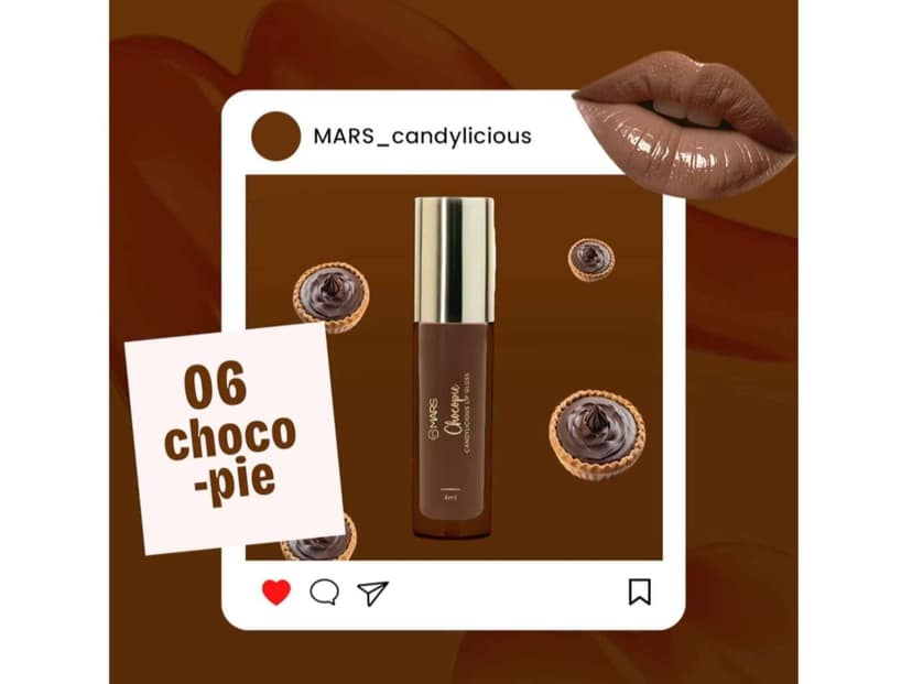 MARS Candylicious Coloured Lip Gloss - 4 ml - Choco Pie - 06 view 3