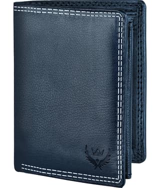 Lorenz Green 100% Leather Men's RFID Wallet ( Pack of 1 )