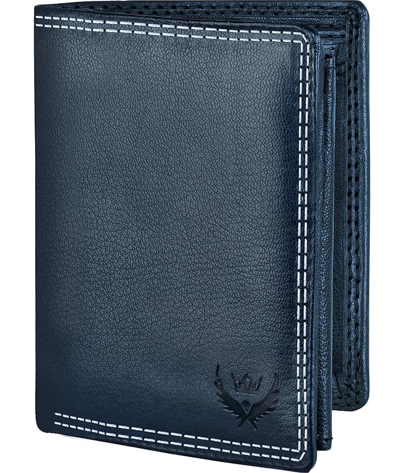 Lorenz Green 100% Leather Men's RFID Wallet ( Pack of 1 )