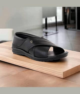 INFINITRENZ - Black Men's Sandals