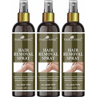 PARK DANIEL Painless Hair Removal Spray From Body, Chest, Legs, Hands Pack of 3 of 100 ML Spray (300 ml, Set of 3) view 2