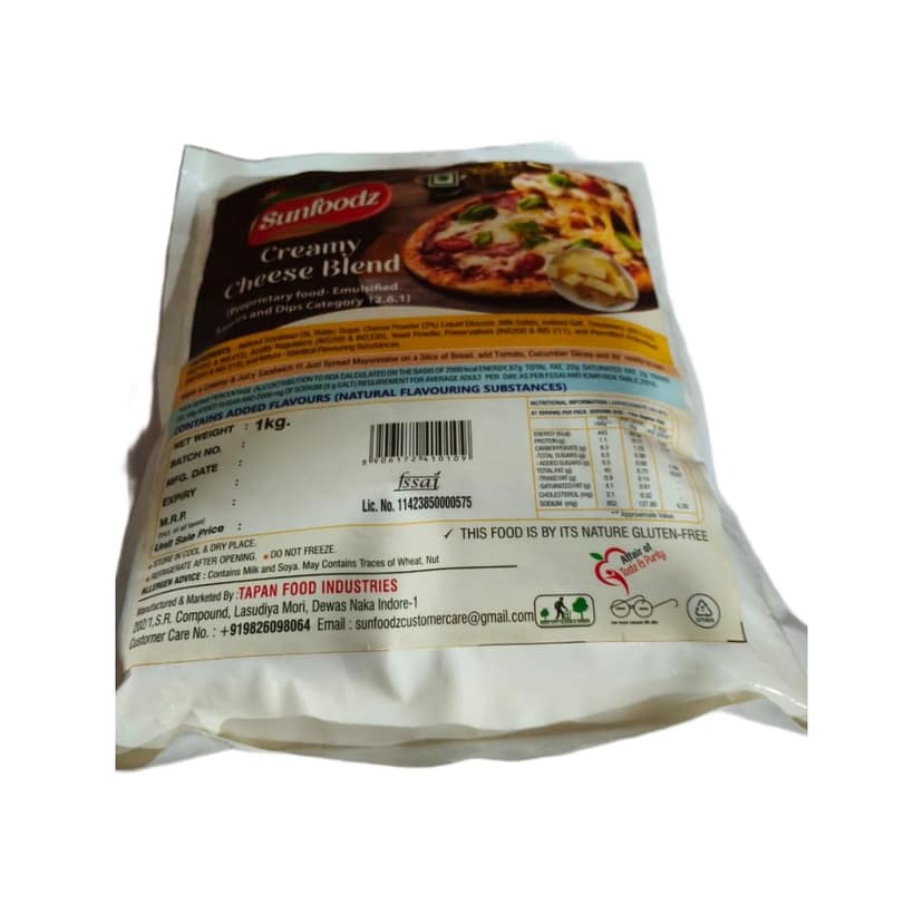 Sunfoodz Creamy Cheese Blend 1Kg view 2