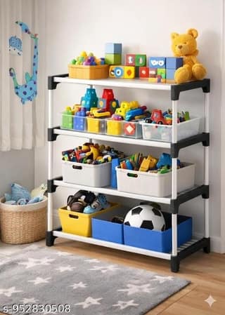 4 Layer Black Rack