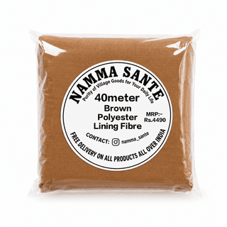 Brown Polyester Lining Fibre (Chhota Panna), Brown Polyester Lining Cloth (Chhota Panna), Brown Polyester Lining Fabric (Chhota Panna), Brown Polyester Inner Lining (Chhota Panna), Brown Polyester Lining Material (Chhota Panna)