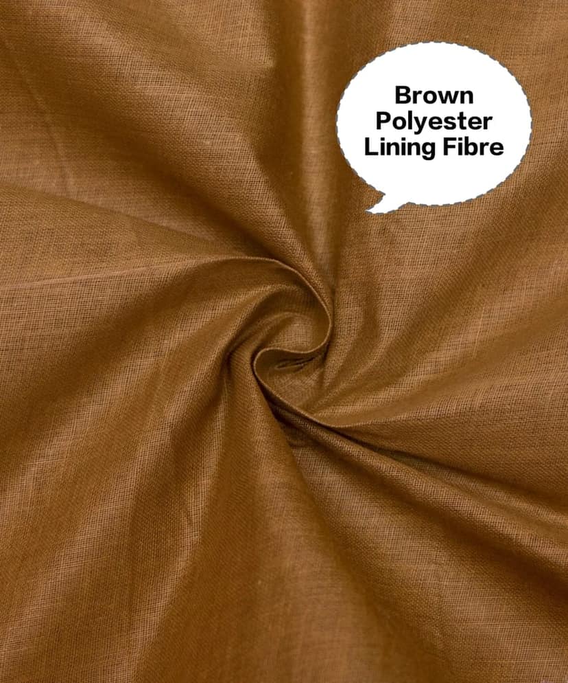 Brown Polyester Lining Fibre (Chhota Panna), Brown Polyester Lining Cloth (Chhota Panna), Brown Polyester Lining Fabric (Chhota Panna), Brown Polyester Inner Lining (Chhota Panna), Brown Polyester Lining Material (Chhota Panna) view 2