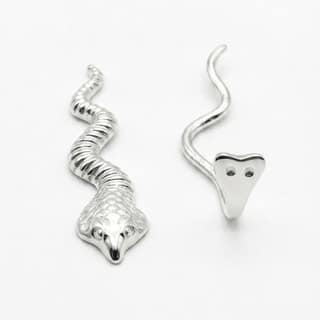 Pure Silver Naag Nagin Pair Idol | Snake Design Pooja Murti for Nag Panchami, Vastu & Spiritual Worship | Chandi Naag-Nagin Set