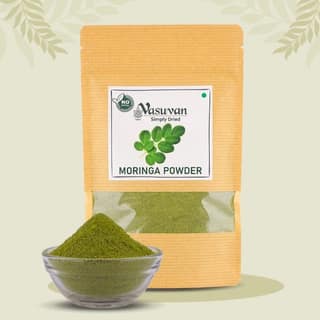 Vasuvan Moringa Powder (100g) | Organic Superfood Drumstick Leaf | Energy & Metabolism