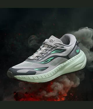 Neemans Dark Grey Men's Sports Running Shoes