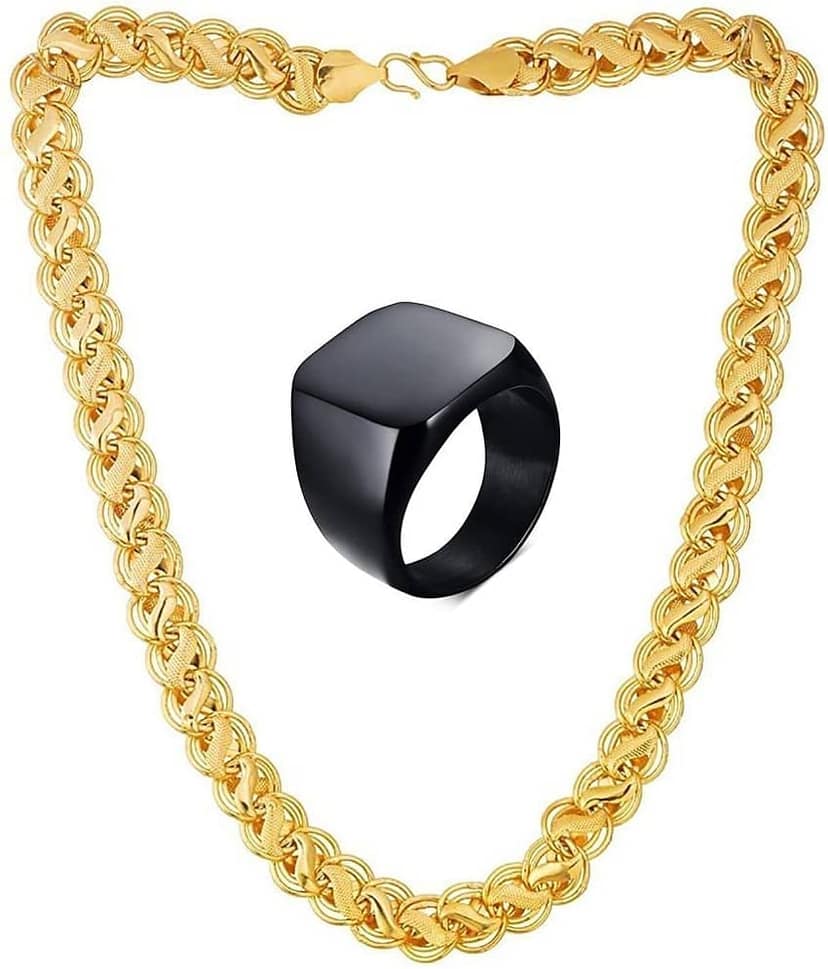 JIPPA Gold Plated Chain ( Set of 2 )
