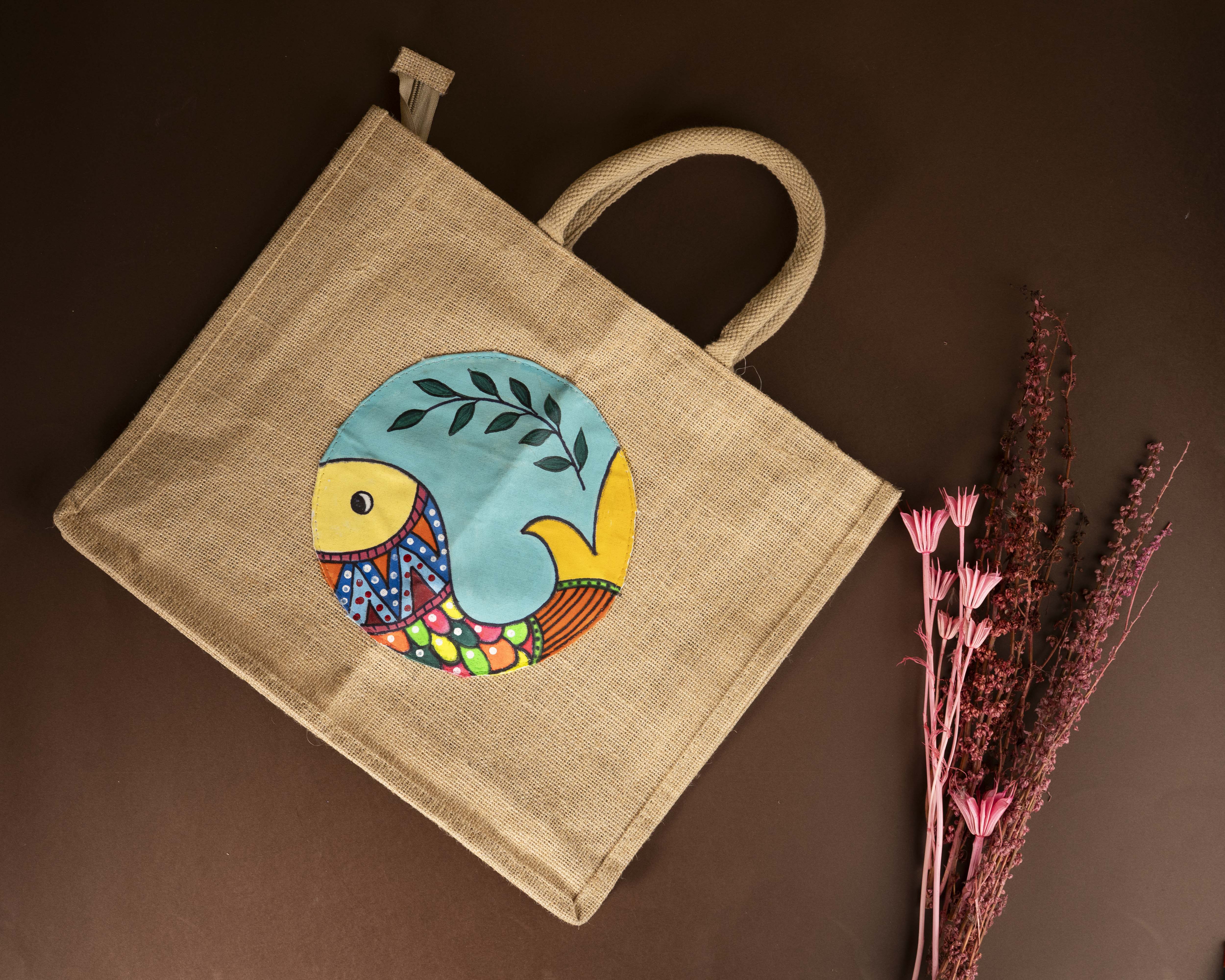 Handcrafted Eco-Friendly Jute Shopping Bag