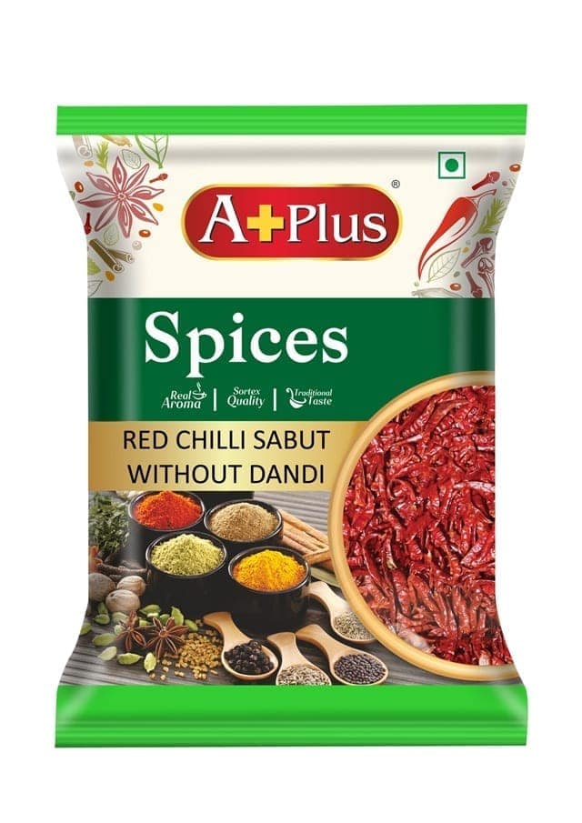Aplus Red Chili Whole Dundi Cut 200gm(pouch)