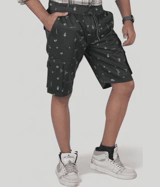 plounge Lime Green Cotton Blend Men's Shorts ( Pack of 1 )