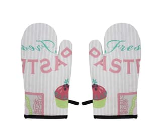 AIRWILL, 100% Cotton Kitchen Padded Oven Gloves, Mitts (Pack of 2)