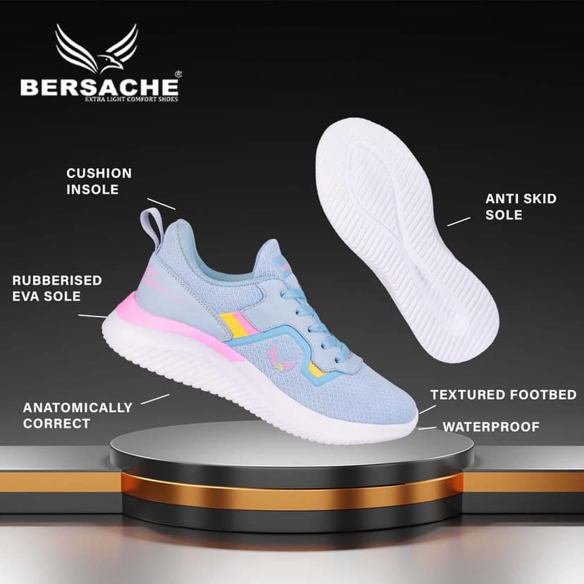 Bersache Premium Sports ,walking,Gym,cricket, Trending Running Shoes For Women's view 5