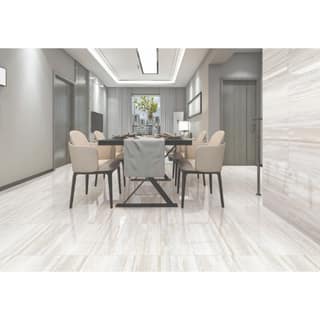 Orientbell Floor Tiles PGVT Marvel Bianco 4 Pcs
