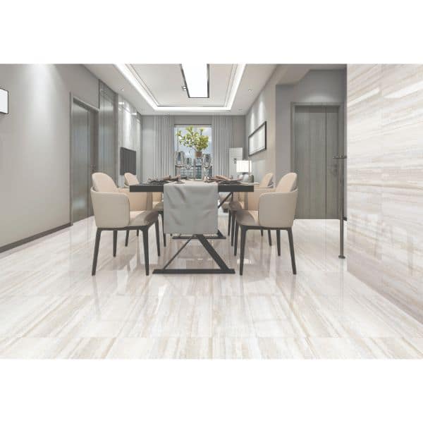 Orientbell Floor Tiles PGVT Marvel Bianco 4 Pcs
