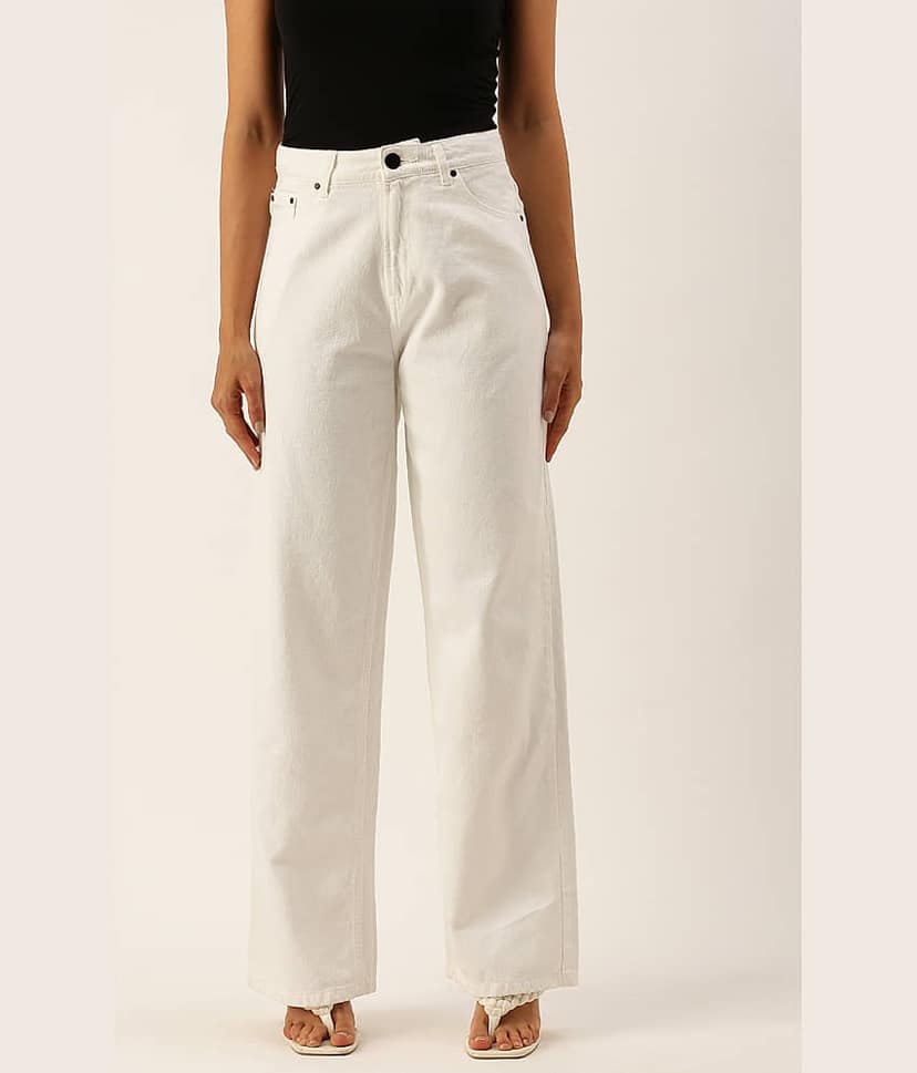 Bene Kleed Women High-Rise Relaxed Fit Jeans