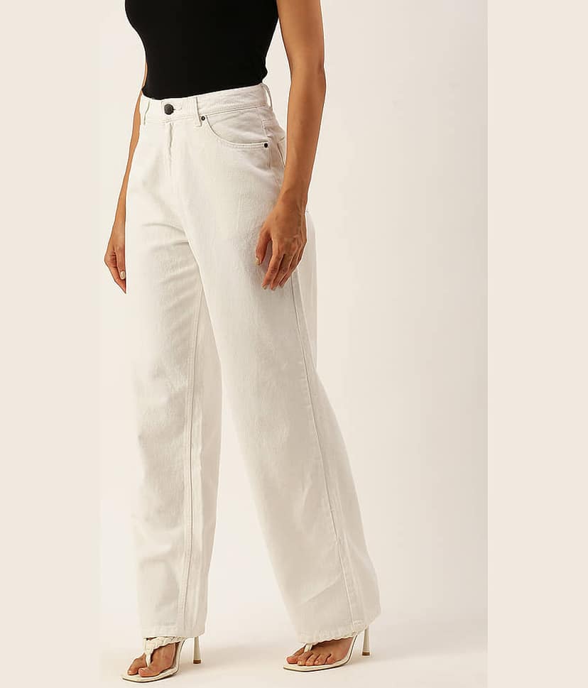 Bene Kleed Women High-Rise Relaxed Fit Jeans view 3