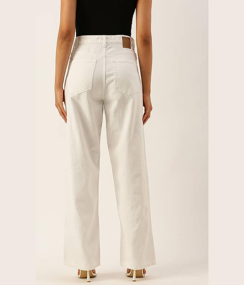 Bene Kleed Women High-Rise Relaxed Fit Jeans view 4