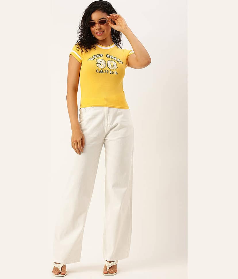 Bene Kleed Women High-Rise Relaxed Fit Jeans view 5