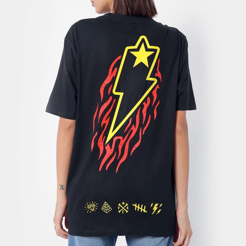 Blazing Star Graphic Loose-fit T-Shirt view 2