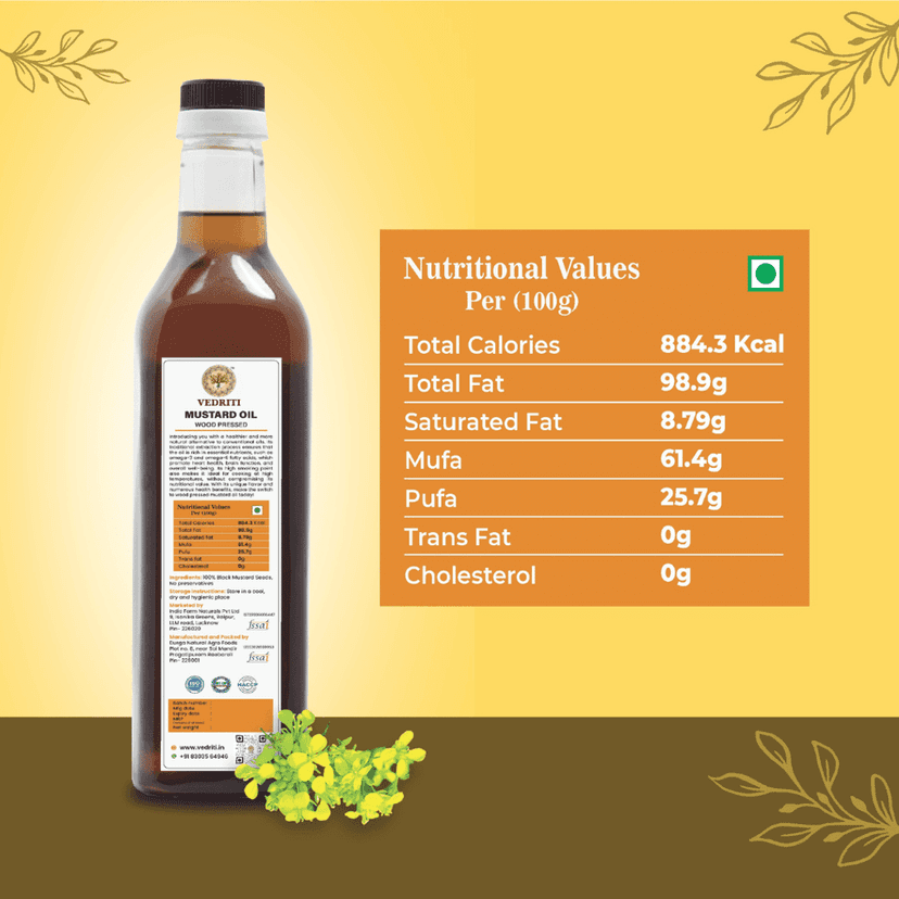 Wood Pressed Black Mustard Oil view 3