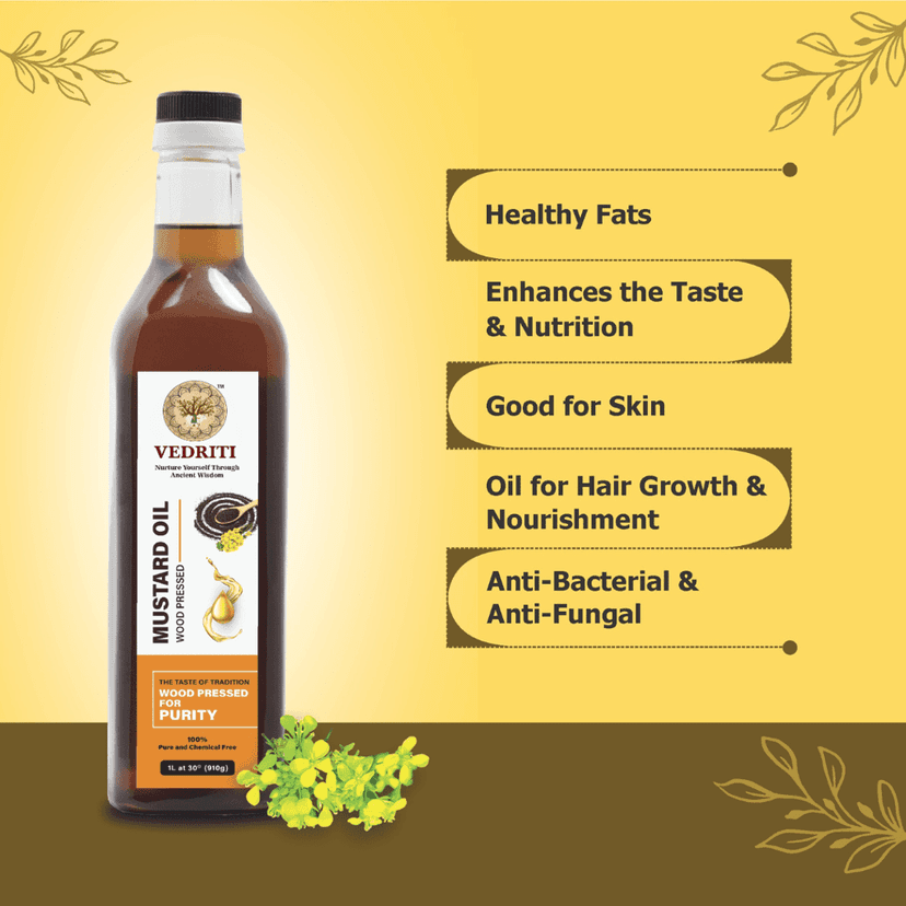 Wood Pressed Black Mustard Oil view 5