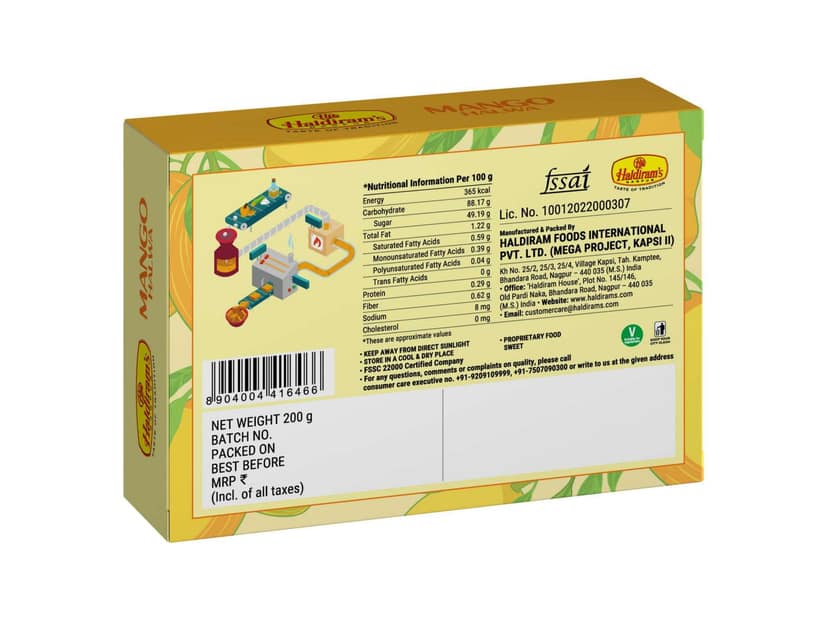 Haldiram's Mango Halwa Packed Sweets - 200 Gm view 2