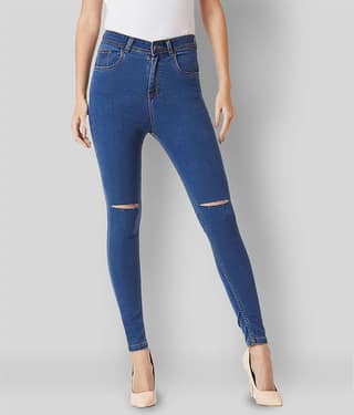 Miss Chase - Blue Denim Women's Jeans ( Pack of 1 )
