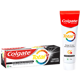 Colgate Total Whole Mouth Health Charcoal Deep Clean Toothpaste 120G