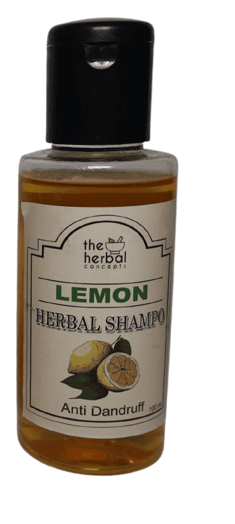 Lemon Herbal Shampoo - Anti-Dandruff & Refreshing Cleanse view 2