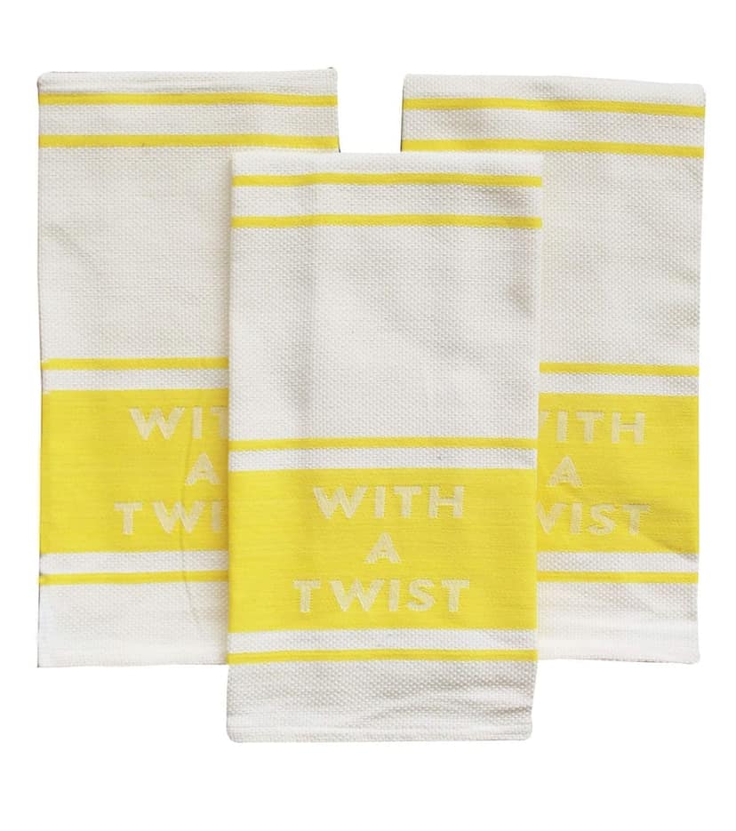 Airwill Branded 100% Cotton Kitchen Towels Pack of 3 pcs view 4
