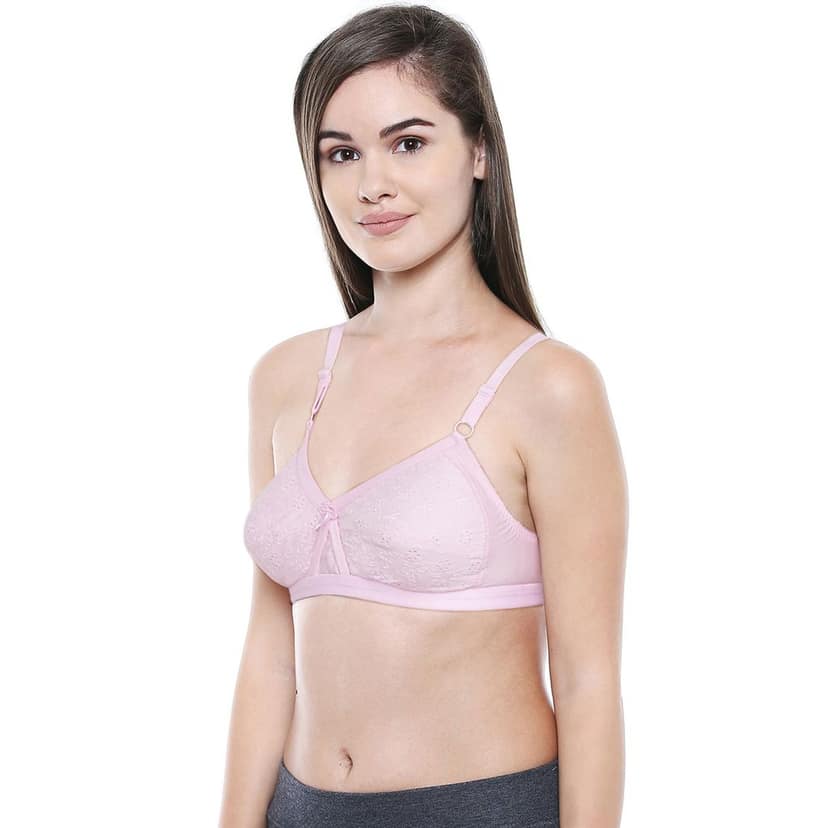 Bodycare Women Poly Cotton Full Coverage Non Padded Regular Bra 5524-PU view 2