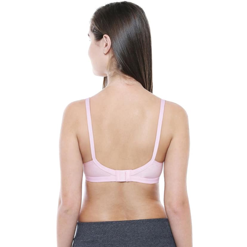 Bodycare Women Poly Cotton Full Coverage Non Padded Regular Bra 5524-PU view 3