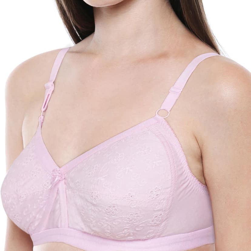 Bodycare Women Poly Cotton Full Coverage Non Padded Regular Bra 5524-PU view 4