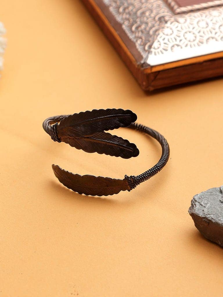 Cardinal Oxidized Silver Color Adjustable Bracelet