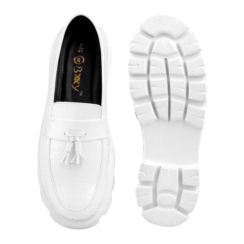 Bxxy's Faux Leather Slip-on Loafers view 6