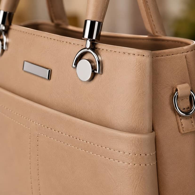 Women’s Premium Handbag | Stylish PU Leather Shoulder & Hand Carry Bag | Spacious Daily Use Office Bag view 6