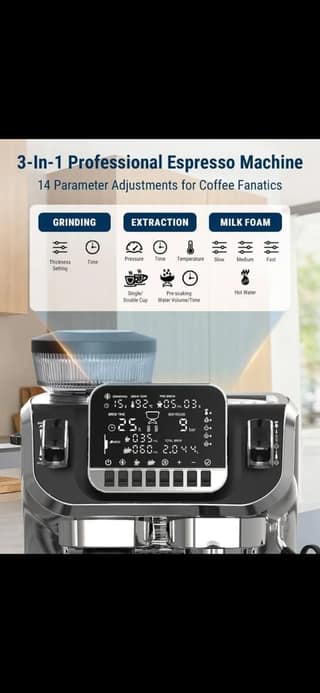 Espresso Coffee Maker Mahesh label